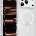 Amazon.com: MYY Magnetic for iPhone 17 Pro Case, Compatible with MagSafe, Shockproof for iPhone 17 Pro Case [15FT Military-Grade Drop Protection] Slim Translucent Matte Phone Cover, Matte Clear : Cell Phones & Accessories