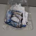 XCHI Snowman Deer Tree Winter Tablecloth Round Christmas Table Cloth Washable Table Covers for Indoor Dining Home Party Xmas Decorations 60x60 Inch