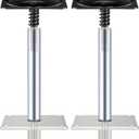 Timtin Lock'n Pin 3/4 '' Inch Pedestal Package Include 7 x 7 Inches Base Plate 3/4" Pedestal Boat Seat Post and Pin Seat Mount Brushed Aluminum Finish for Marine Fishing Accessories