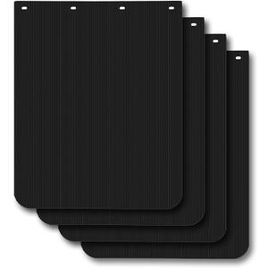 Semi Truck and Trailer Mud Flaps, 24 x 30 Inch, Heavy Duty Polymer Mudflaps for Semi Truck Tractor Trailer,4 PCS