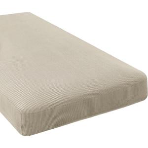 H.VERSAILTEX Super Stretch Individual Chaise Cover Sectional Couch Covers for L Shaped Sofa Both Left/Right Featuring Thick Jacquard Textured Twill Fabric (1 Piece Chaise Cover, Island Fossi), XXL