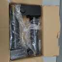 AmStaff Fitness Olympic Weight Plate Holder for Power & Squat Racks  Fits 2x2, 2.33x2.33, 3x3 Inch Tubes, 1" Hole  Storage Horns for Weight Plates on Power Rack  Pair