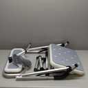 Shower Chair for Inside Shower,Foldable Shower Chair for Elderly and Disabled, Adjustable Height Chairs with Padded Arms and Back for Bathroom,Compact and Comfortable,350 lbs Capacity (Regular)