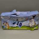 Self Balancing Kick Scooter with Light Up Wheels, Extra Wide Deck, 3 Wheel Platform, Foot Activated Brake, 75 lbs Limit, Kids & Toddlers Girls or Boys, for Ages 3 and Up (Bluey)