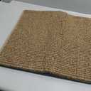 BEQHAUSE Dirt Trapper Door Mat 20" x 48", Non-Slip Washable Doormats Entrance Mat, Dirt Resistant and Absorbent Welcome Mat, Low Profile Floor Mats for Front Back Door and Entryway, Beige