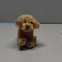 Bearington Dog Stuffed Animal - Puppy Realistic Stuffed Animals - Plush Dog Toys for Kids Goldendoodle Labradoodle Plushies - Caramel 6 Inch