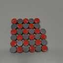 100 pcs Adhesive Ceramic Magnets, 0.7x0.12''