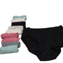 Hanes Womens Cotton briefs underwear, 10 Pack Hi Cut Assorted 1, 8 US