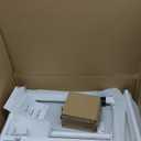 Medical Rolling Bedside Table with Wheels, Over Bed Table with Storage, Serving Tray, Laptop Computer Desk for Elderly, Hospital Patient, Home Care, White