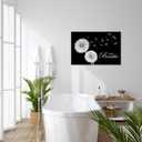 SKASNFAI Zen Wall Decor Motivation Dandelion Just Breathe Canvas Print Artwork Motivation Positive Wall Art for Inspirational Quotes Yoga Room (12L x 16W)