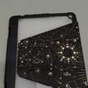 Kidcube for Samsung Galaxy Tab A9 Plus Case 11 Inch for Women Girls Cute Folio Cover with Pencil Holder Sun Moon Star Design Fashion Rotating Stand Teen for Tab A9+ Plus Tablet Case SM-X210/X216/X218