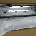 Cast Aluminum Valve Covers with Coil Mounts Compatible with LS Chevy Small Block SB V8 293 325 376 427 - Black