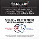 Kwikset Halifax Interior Privacy Door Handle with Lock, Round Lever for Bathroom and Bedroom, Satin Chrome Reversible Keyless Push Button Lock Door Lever, with Microban Protection (1 Pack)