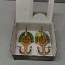 2pcs Peacock Metal Double Hanger Hook Double Head Wall-Mounted Coat Towel Hanger Hook - Gold