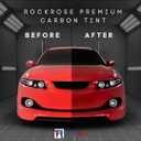 RockRose 5% Premium Carbon Car Window Tint Film 12 in x 100FT 2PLY Charcoal Privacy Film UV, Heat Blocking Tint for Car or Home Adhesive Film Easy Shrink, Plotter Friendly Pro Grade