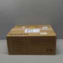 Hard Shell China Storage Containers – 5 Piece Set for Storing Dinner Plates, Salad Plates, Mugs, Quilted Dividers for Safe Moving and Seasonal Storage, Grey with Brown Edging