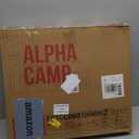 GREEN PARTY Stadium Seat for Bleachers Portable Outdoor Floor Folding Stadium Chair with Armrest, Back Support, Cup Holder, Mesh Bag and Hide Hooks (Black Red)