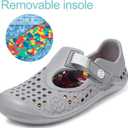 Water Shoes for Kids Swim Aqua Shoes Toddler Boys Girls Barefoot Sport Beach Pool Sandals Quick Dry Lightweight Breathable Slip on Sneakers (Toddler/Little Kid/Big Kid)