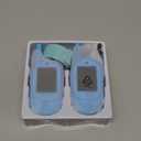 Video Walkie Talkies for Kids, 2 Pack Rechargeable HD Screen Walkies Talkies with 600 FT Outdoor Range, Voice Changer, Watch Straps & Lanyards – Camping Trips Gift for Boys Girls Ages 3-12 (Blue)