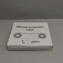 4-piece pot lid rack, pot lid storage container suitable for lids ranging from 6 inches to 14 inches, adhesive wall mounted pot lid storage, suitable for kitchen cabinets and cabinet doors (White)