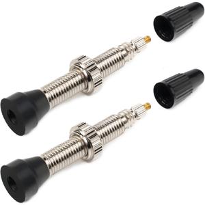 WTB Standard Presta Valves (34mm) For Tubeless Bike Tires, 2-Pack