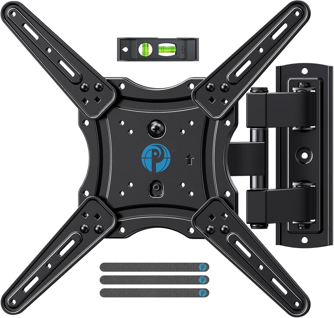 Pipishell Full Motion TV Wall Mount for 26-65 inch Flat or Curved TVs up to 77 lbs, TV Bracket Wall Mount with Articulating Arms, Extension, Tilt, Swivel, Leveling, Max VESA 400x400mm, PIMF7 Pipishell Full Motion TV Wall Mount for 26-65 inch Flat or Curved TVs up to 77 lbs, TV Bracket Wall Mount with Articulating Arms, Extension, Tilt, Swivel, Leveling, Max VESA 400x400mm, PIMF7
