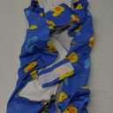 Dog Raincoat XXL - Waterproof Dog Rain Jacket, Hooded Reflective Doggy Rain Coat with Leash Hole, Foldable Pet Poncho Slicker for Large Dogs (Blue, XX-Large)