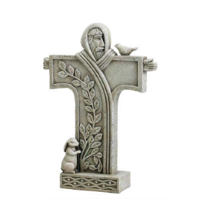 Avalon Gallery Garden Statue - Stone Resin Indoor/Outdoor Catholic Sculpture, 16.5" Tall, Jesus with Children