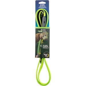 Nite Ize NiteDog Rechargeable LED Leash - Rechargeable LED Light Dog Leash with Padded Handle - Dog Walking Accessories for Walking & Running - 5 Feet, Lime (One size)