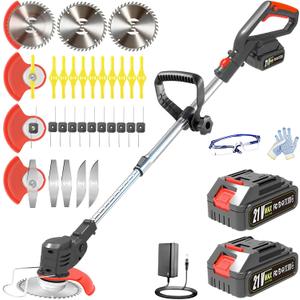 Cordless Weed Wacker Battery Powered Weed Eater, Grass Trimmer