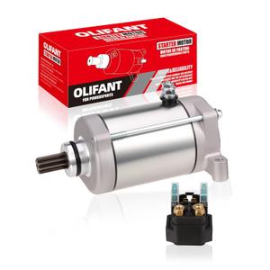 Starter & Relay for Yamaha Grizzly 400 07-08 450 07-10 660 02-08/Kodiak 400 04-06 450 03-06/Wolverine 450 06-10/Rhino 450 660 YFM400 YFM660 YFM450 YXR450 YXR660 4wv-81800-00-00