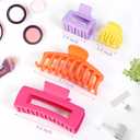 Hair Claws 16 Pcs Hair Clips for Women Thin Thick Curly Hair Large and Small Matte Banana Clips Strong Hold Nonslip