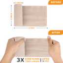 3 x D&H Medical Elastic Bandage Wrap – 4 Pack Premium Compression Bandage Rolls + 4 Extra Clips | 2 Rolls of Each Size (4 Inch x 5 Feet & 3 Inch x 5 Feet), Elastic Bandage for Wrist, Calf, Ankle & Foot