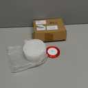 Blulu 42 Pcs Acrylic Ornament Blanks Clear Round Ornaments Flat Christmas Bauble Hanging Ornament with Hole Ribbon Acrylic Circle Discs for DIY Crafts Xmas Tree Decoration(5 Inches)