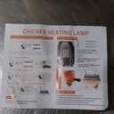 Chicken Coop Heat Lamp for Dog Kennel, Cat Bed, Reptiles & Incubators - 250W Adjustable Heat Lamp with 2 Heat Settings for Poultry, Livestock, and Pets (3 Pack (1 Light Frame + 2 Lamp Tubes))