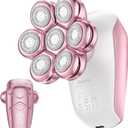 SHPAVVER Electric Razors for Women Legs: Rechargeable Electric Shavers for Body - Waterproof Wet Dry Hair Remover for Lady Face Underarms Public (Glossy Pink)