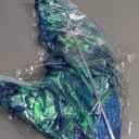 Fairy Wings for Adults Women 31.5"x29.5" Fairy Costume Set Large Butterfly Wings for Halloween Party (Blue)