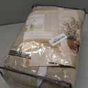 Blackout Pinch Pleat 100 Inch Curtains 2 Panels Set for Living Room Bedroom Farmhouse Farmhouse Pinch Pleated Back Tab Thermal Insulated 100% Black Out Window Curtain 100 Inch Length Taupe Burlywood