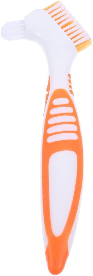 POPETPOP Turtle Shell Cleaning Brush Double-Sided Design with Flexible Bristles for Effective Mud and Dirt Removal on Aquatic Tortoise Shells and Aquarium Pets 6.29X1.96X0.59In