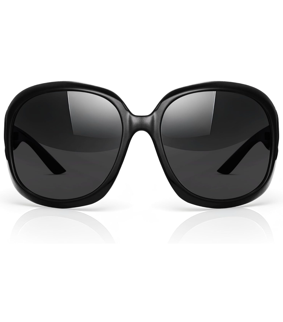 miyya Bug Eye Oversized Polarized Sunglasses Womens, Trendy Retro Sun Glasses for Women 2025, Oversized UV Protection Shades