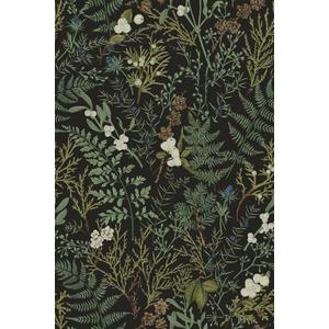 Dark Green Fern Botanical Shelf Liner Contact Paper Self Adhesive Vinyl Botanical Drawer Liner Wall Paper for Kitchen Cabinets Dresser Dollhouse Walls Arts Crafts Decal 17.5X117 Inches