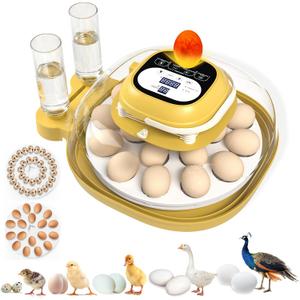 18&33 Egg Tray - Egg Incubators for Hatching Eggs with Automatic Egg Turning & Humidity Control, LED Display, Air Vent, Auto Water Refill & Egg Candler, for Turkey, Quail, Duck, Chicken Eggs