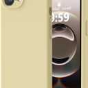 LOVE 3000 Designed for iPhone 16e/17e Case, Premium Silicone with [Soft Anti-Scratch Microfiber Lining] Shockproof Protective Phone Case for Men Women Girls 6.1", Creamy Yellow