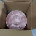 Pink Desk Accessories, Pink Office Supplies Accessories with Tape Dispenser, Stapler, Staple Remover, 1000 Staples, Tape, Clips Set, Ruler, Scissor, Pen