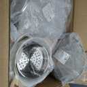 CAROTE 21Pcs Pots and Pans Set, Nonstick Cookware Sets, White Granite Induction Cookware Non Stick Cooking Set w/Frying Pans & Saucepans(PFOS, PFOA Free)