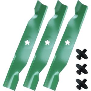 532180054 Lawn Mower Blades for Husqvarna 48 inch Mower Blades | Fit YTH24V48 YTH24K48 YTH2348 YTH2448 Craftsman Poulan Pro, Replace 532173920 180054 High Lift Mulching, with 532193003 Bolts