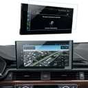 Tempered Glass Screen Protector for Audi A4 (2020-2024)/ A5 (2020-2024)/ Q5 (2021-2023) Accessories Navigation Anti-Glare, Bubble-Free Installation, HD Clarity, Touchscreen Cover 10.1'' (Transparent)