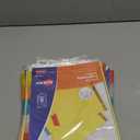 Avery Binder Dividers - 5-Tab Insertable Multicolor Big Tabs for Binders, 1 Set of Dividers (11109), Pack Of 20