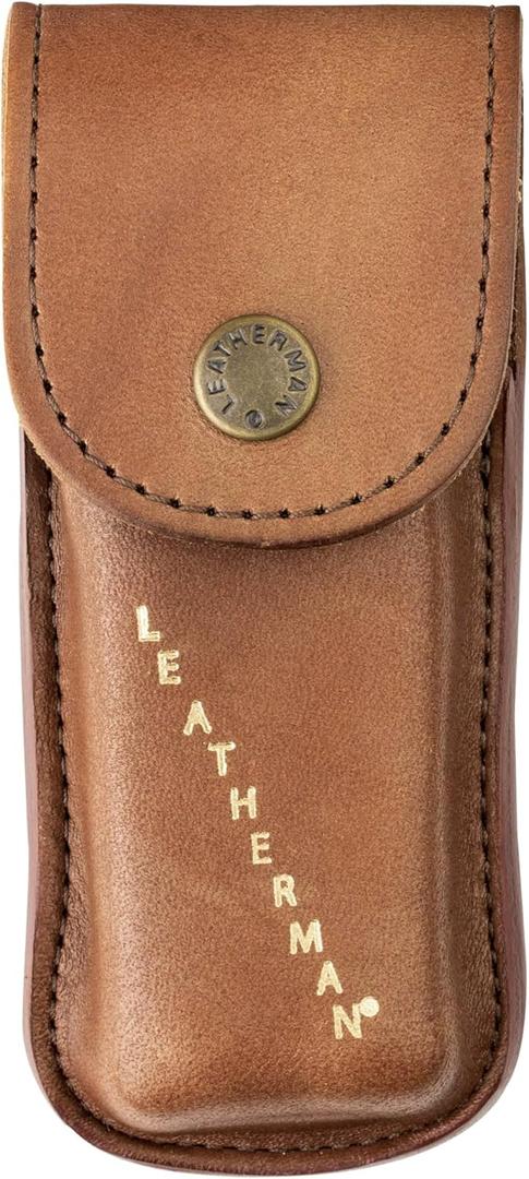 LEATHERMAN, Heritage Leather Snap Sheath for Multi-Tools, Brown, Medium