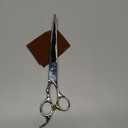 JASON 8" Straight Dog Grooming Scissors Long Pets Grooming Shears Premium Cats Trimming Kit with Offset Handle and a Jewelled Screw Sharp Comfortable